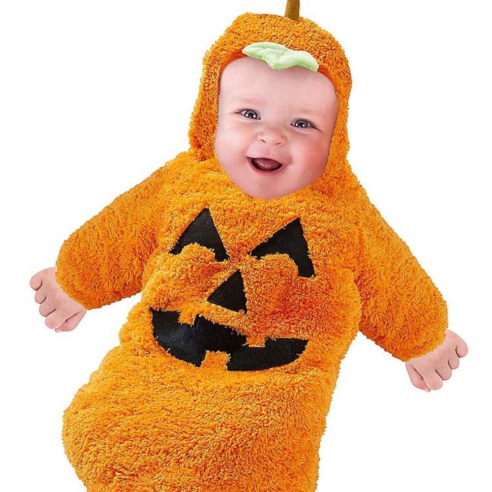Baby Bunting Pumpkin Halloween Costume